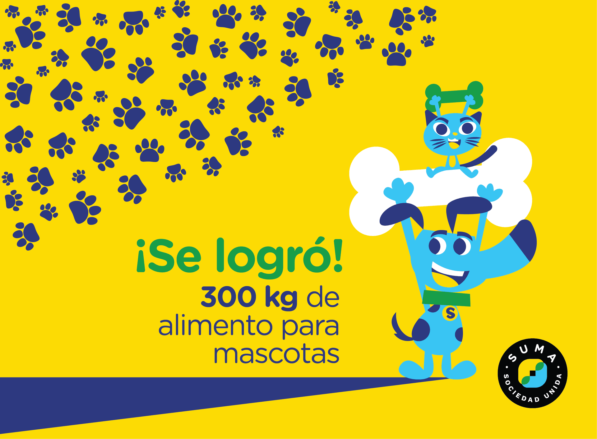 Esfuerzo de niñas y niños se transforma en más de 300 kg de alimento para mascotas