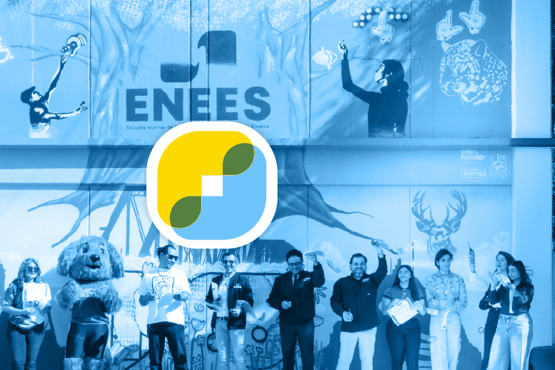 Pintan mural en la ENEES para celebrar 40 años de educación inclusiva y diversa